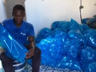 water business and the chicken farm